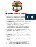 Normativa Mafias & Bandas - Sonora RP V. 5