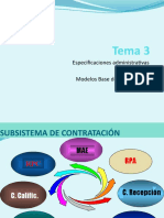 tema 3 especificaciones administrativas, Documentos Base de Contratatción