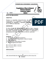 Plan de Redacción Objetivo:: Academia Preuniversitaria Ingenieros Carapongo