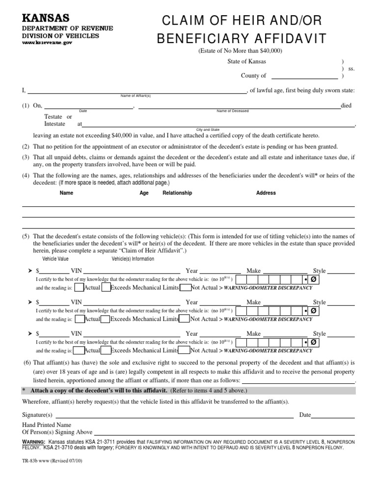 Beneficiary affidavit pdf affidavit inheritance