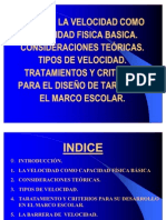 T.24 La Velocidad Como Capacidad Fisica Basica