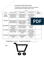 6° Rúbrica Evaluación Trabajo Práctico Tecnología