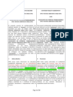 Acuerdo Confidencialidad - Confidentiality Agreement - Template - Info Financ - Labor Union