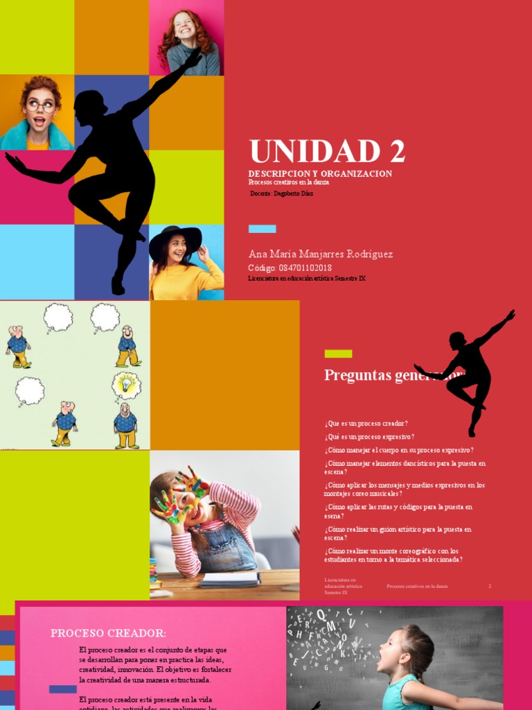 Procesos Creativos en la Danza | PDF | Bailes | Las emociones