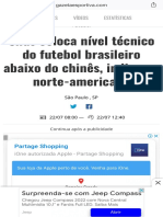 Silas Coloca Nível Técnico Do Futebol Brasileiro Abaixo Do Chinês, Indiano e Norte-Americano - Gazeta Esportiva