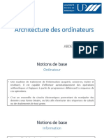 Architecture Des Ordinateurs - Partie 1