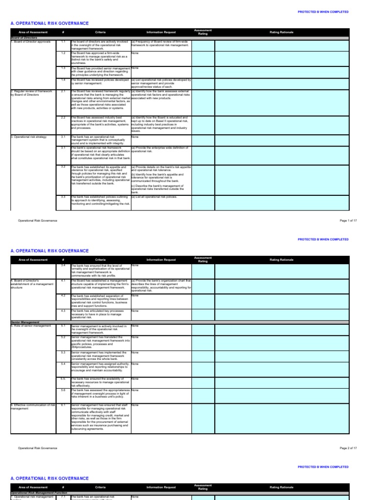 Msi Basel II Operational Risk Risk Management Operational Risk