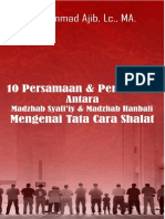 Perbedaan Persamaan Shalat Antar Mazhab