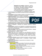 Preguntas sobre anatomía, fisiología y evolución humana