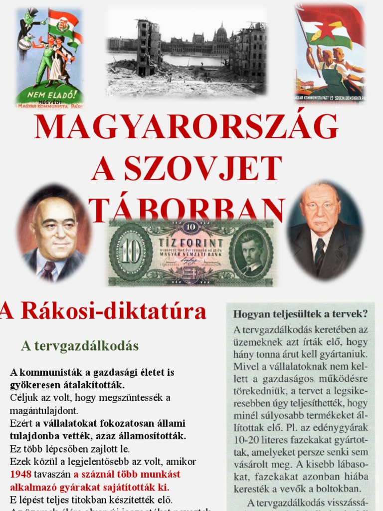 A Rákosi Diktatúra | PDF