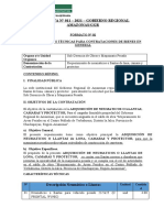 Adquisición de neumáticos, cámaras y protectores para maquinaria pesada Amazonas