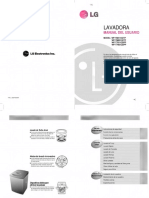 Lavadora LG WF - T8015TP Manual Usuario