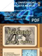 HERENCIA DE GEN Y SEXO