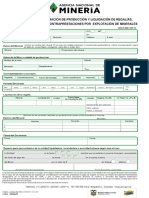 Formulario de Declaracion de Regalias