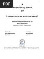 Download Employee Satisfaction in Education Industry by vijaylaxmi_S SN59116660 doc pdf