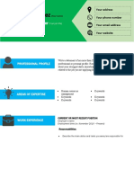 Formato Curriculum Vitae