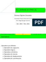 Clase - 4 - Operadores y Atributos en VHDL