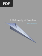 Philosophy of Boredom