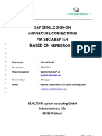 SAP Single Sign-On Und Secure Connections Via SNC Adapter Basierend Auf Kerberosv5 en