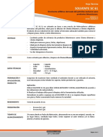 Solvente SC 61 hoja técnica