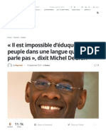 Il Est Impossible D'éduquer Un Peuple Dans Une Langue Qu'il Ne Parle Pas, Dixit Michel DeGraff - Mag Haiti