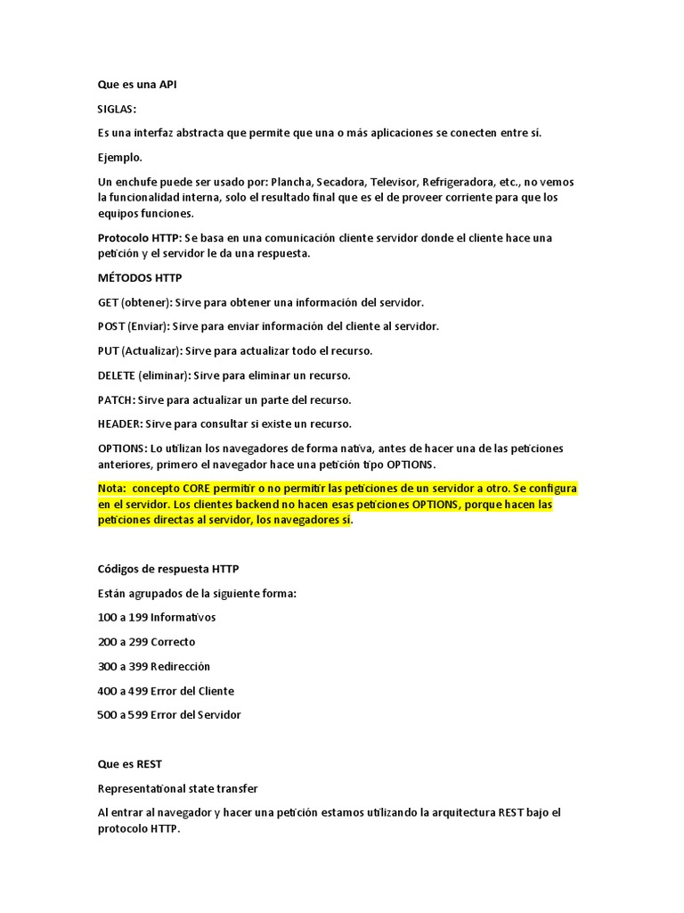 Que Es Una API | PDF | Redes | Internet y web