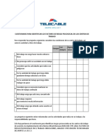 Cuestionarios Nom 035 - Factores de Riesgo Psicosocial