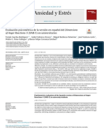 Evaluaciónpsicométricadelaversiónenespa ̃noldelDimensionsofAngerReactions-5(DAR-5)enuniversitarios