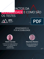 Impactos Da acessibilidadeMTC