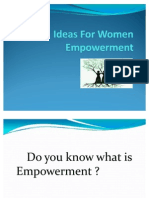 Empowerment is gaining knowledge, skills and confidence
