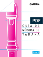 Método Flauta Dulce Guia Yamaha Vol 2