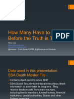 Tom Renz's Presentation - Social Security Excess Death Data