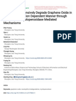 Neutrophils Defensively Degrade Graphene Oxide in