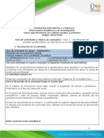 Guía de Actividades y Rúbrica de Evaluación - Unidad 1 - Fase 1 - Identificación Del Concepto Agroforestería y Su Importancia en El Contexto Rural