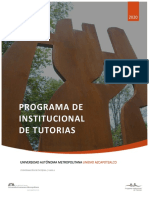 ProgramaInstitucionalTutorias PIT