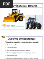 Segurança na Operação de Pá Carregadeiras e Tratores