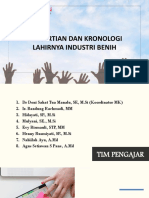 Kuliah 1 - Pengertian Dan Kronologi Lahirnya Industri Benih