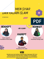 KAJIAN ISLAM DI FKIP UNSRI