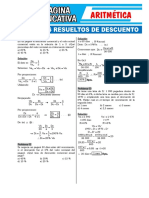 Ejercicios Resueltos de Descuentos Pagina Educativa