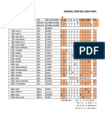 Revisi Konsep Jadwal Dokter Jaga Agustus 2021