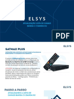 Atualização lista canais Banda C e Ku Satmax Plus