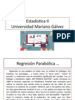 Estadística II Regresión Parabólica 2022 Segundo Semestre