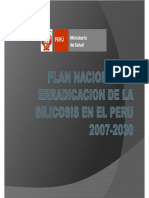 1 Plan Nacional Erradicación Silicosis Perú 2007 - 2030
