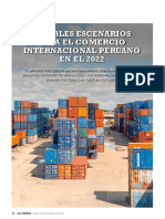 Posibles Escenarios para El Comercio Internacional Peruano en El 2022