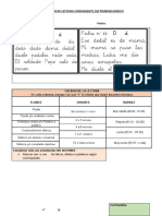 Evaluación de Lectura Consonantes