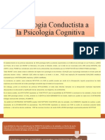 Psicología Conductista A La Psicología Cognitiva