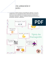 PERCEPCIÓN ATENCIÓN Y PENSAMIENTO Monografia