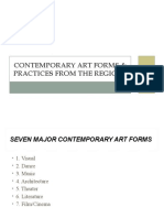 Contemporary Art Forms and Practices Fro
