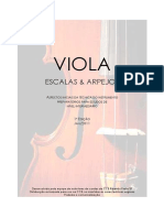 Viola - Escalas & Arpejos S