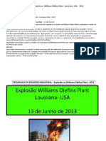 NR 20 Explosão Williams Olefin 2013